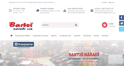 Desktop Screenshot of naradibartos.cz